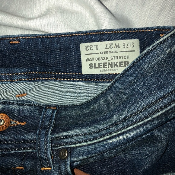 Diesel | Jeans | Diesel Sleenker 833f Skinny 27 Jeans | Poshmark